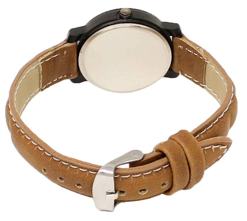 LOREM New Leather Strap Analogue Watch For Women & Girls